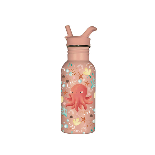 Sassi Stainless Steel Drink Bottle 500 ml Sparkly The Unicorn 12m+