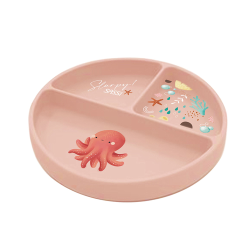 Sassi Silicone Meal Set Slurpy The Octopus Baby/Childrens Cutlery 6m+