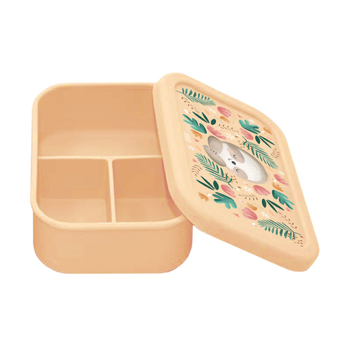 Sassi Silicone Lunch Box Gnawy The Sloth Baby/Childrens Cutlery 6m+