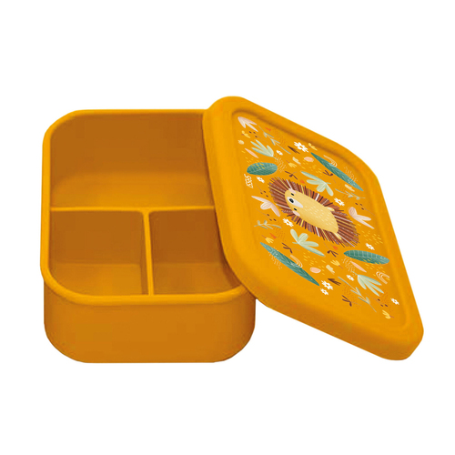 Sassi Silicone Lunch Box Chompy The Lion Baby/Childrens Cutlery 6m+