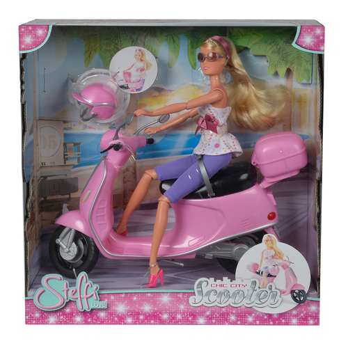 Simba Steffi Love Chic City Scooter Doll Playset Kids Play Toy 3y+