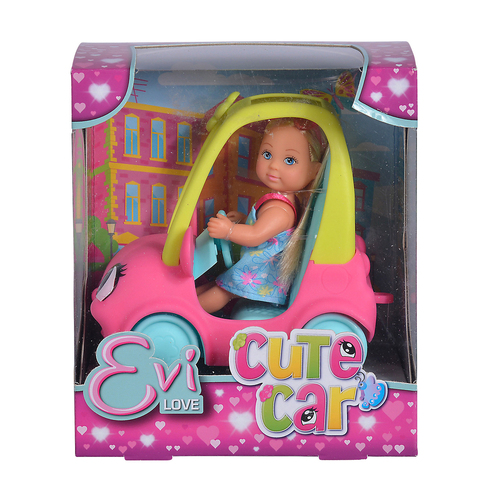 Simba Evi Love Cute Car Doll Playset Kids Imaginative Toy 3y+