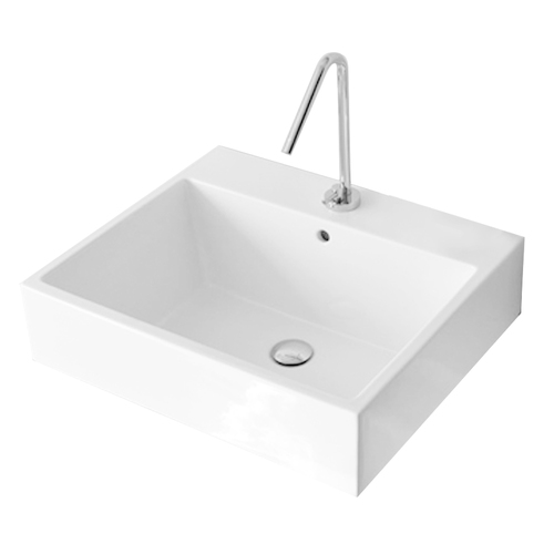 Studio Bagno Acqua Wall Mount Basin White 50cm SB4550/1