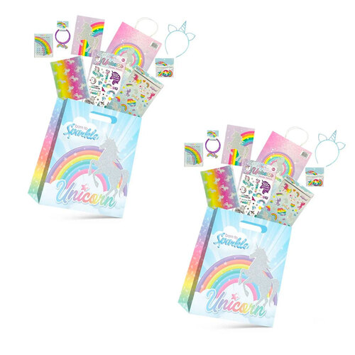 2PK Unicorn Sparkle Mini Variety Activity & Toy Showbag