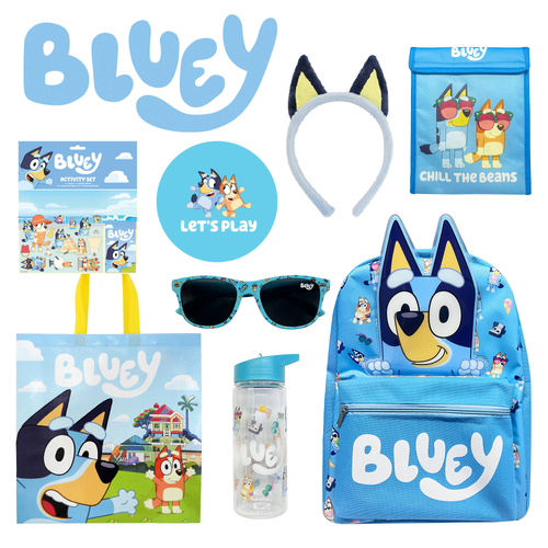 Bluey Merchandise Kids/Childrens Activity Set/Backpack/Bottle Showbag 2024