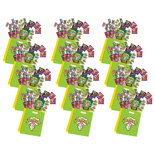 12PK Warheads Sour Candy Showbag Kids/Child Fun Sized Lollies