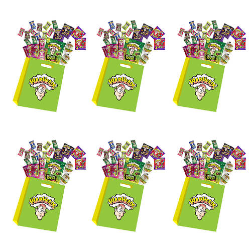 6PK Warheads Sour Candy Showbag Kids/Child Fun Sized Lollies