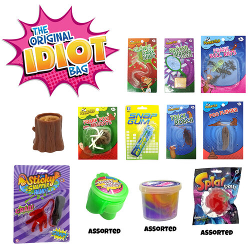 The Origianl Idiot Prankster Novelty Toys Showbag