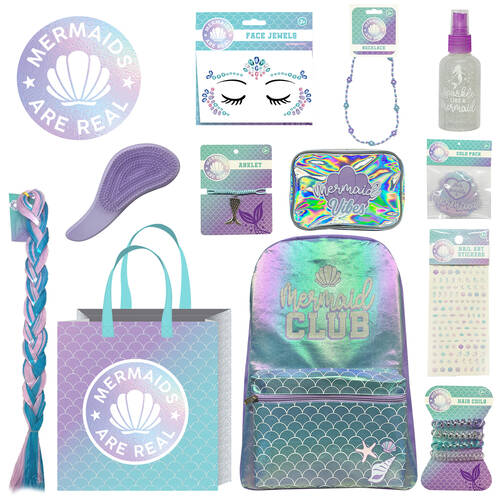 Mermaids Showbag S3 w/ Backpack/Cosmetic Bag/Hair Brush/Cold Pack