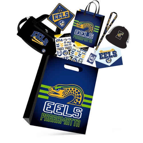 NRL Parramatta Eels Fan Variety Merchandise Showbag