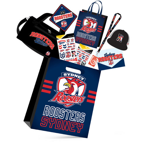 NRL Sydney Roosters Rugby Variety Merchandise Showbag