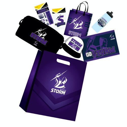 NRL Melbourne Storm Rugby Fan Merchandise Showbag