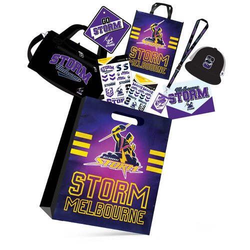 NRL Melbourne Storm Fan Variety Merchandise Showbag