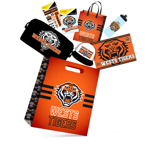 NRL Wests Tigers Rugby Variety Merchandise Showbag