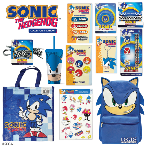 Sonic The Hedgehog Merchandise Kids/Childrens Showbag Series 4