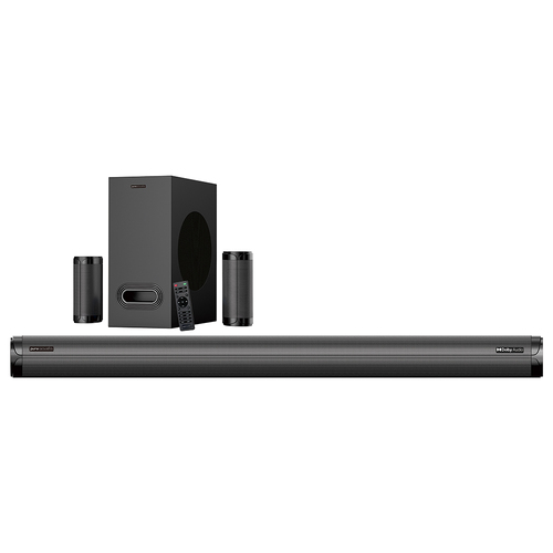 Pure Acoustics 5.1 Channel Soundbar w/ Subwoofer/Wireless Speakers - Black