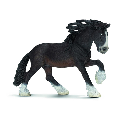 Schleich Shire Stallion Animal Action Figure Kids Toy 3+