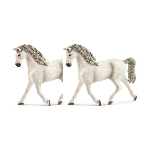 2PK Schleich Kids/Childrens Toy Figurine Holsteiner Mare 3y+