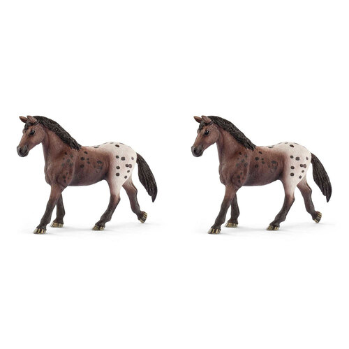 2PK Schleich Kids/Childrens Toy Figurine Appaloosa Mare 3y+