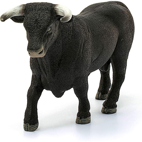 Schleich 5.7'' Black Bull Animal Action Figure Kids Toy 3-8y