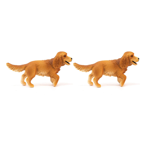 2PK Schleich Kids/Childrens Toy Figurine English Cocker Spaniel 3y+