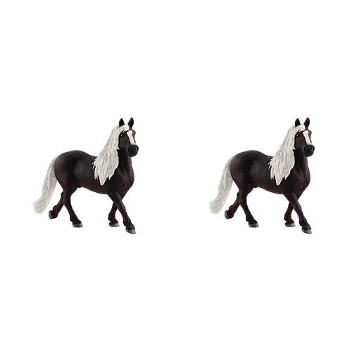 2PK Schleich Black Forest Stallion Animal Action Figure Kids Toy 3+