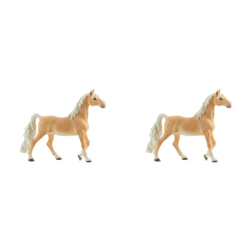 2PK Schleich Kids/Childrens Toy Figurine American Saddlebred Mare 3y+