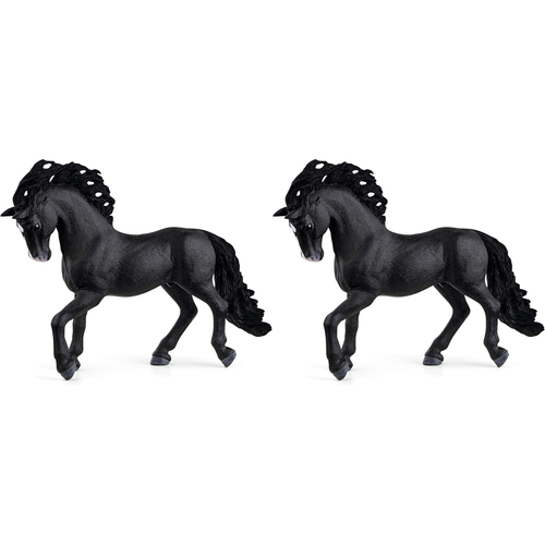 2PK Schleich 5.7'' Pura Raza Espanola Stallion Animal Figure Kids Toy 5-12y