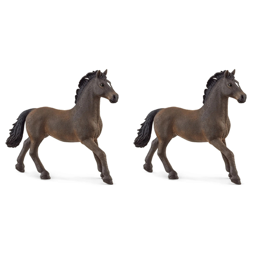 2PK Schleich 5.5'' Oldenburger Stallion Animal Action Figure Kids Toy 5-12y