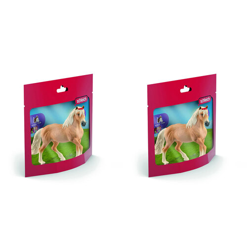 2PK Schleich Kids/Childrens Toy Figurine Haflinger Mare 5y+