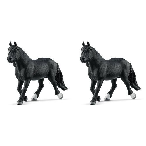 2PK Schleich Kids/Childrens Toy Figurine Noriker Stallion 3y+