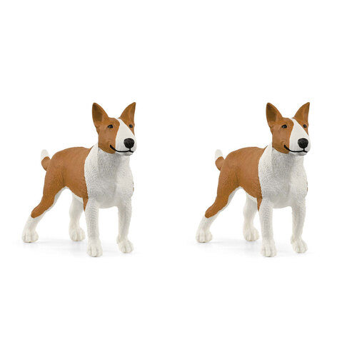 2PK Schleich Kids/Childrens Toy Figurine Bull Terrier 3y+