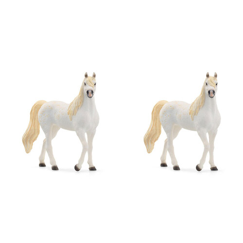 2PK Schleich Kids/Childrens Toy Figurine Arab Mare 3y+