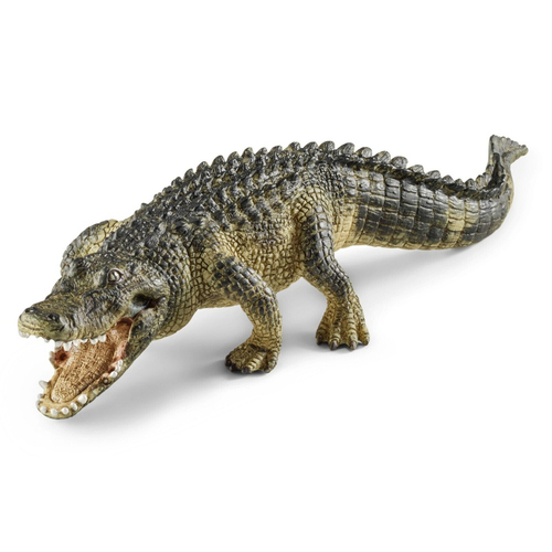 Schleich 7.5'' Alligator Animal Action Figure Kids Toy 3-8y