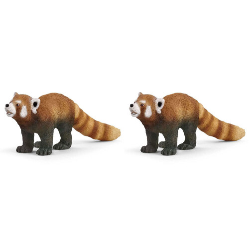 2PK Schleich Kids/Childrens Toy Figurine Red Panda 3y+