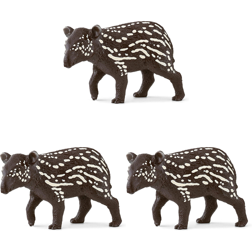 3PK Schleich 2.1'' Tapir Baby Animal Action Figure Kids/Children Toy 3-8y