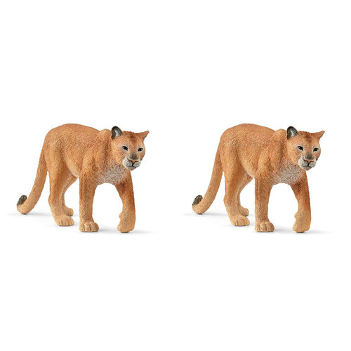 2PK Schleich Kids/Childrens Toy Figurine Cougar 3y+