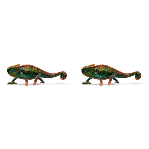 2PK Schleich Kids/Childrens Toy Figurine Chameleon 3y+