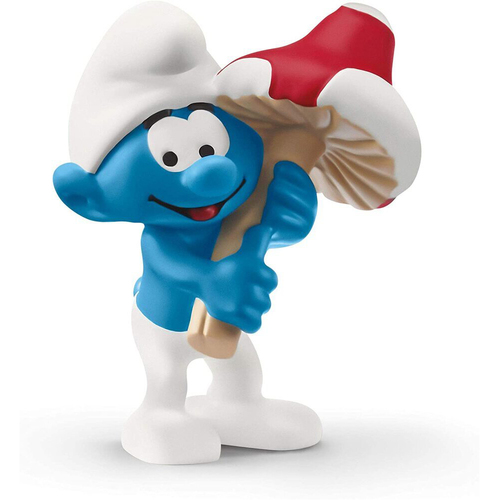 Schleich 2.1'' Smurf w/ Good Luck Charm Action Figure Kids Toy 3-8y