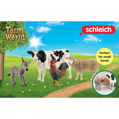 Schleich Kids/Childrens Toy Figurine Farm World Starter Set 3y+