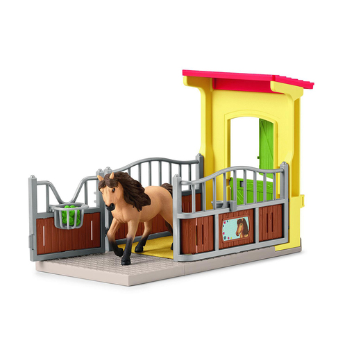 Schleich Kids/Childrens Toy Figurine Pony Box with Iceland Pony Stallion 3y+