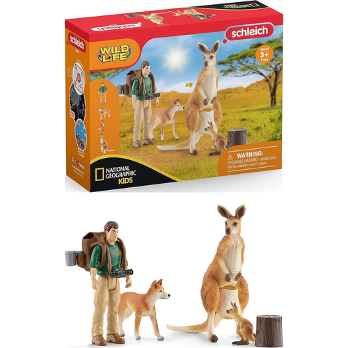 9pc Schleich Outback Adventures Action Figure Kids Toy Set 3+