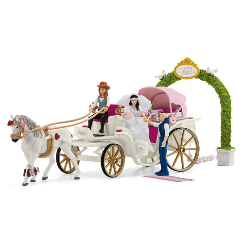 109pc Schleich Wedding Carriage Action Figure Kids Toy Play Set 5-12y