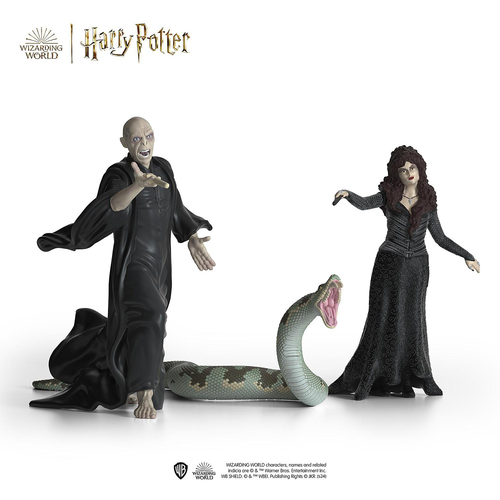 Schleich Kids Toy Figurine Lord Voldemort, Nagini and Bellatrix Lestrange 3y+