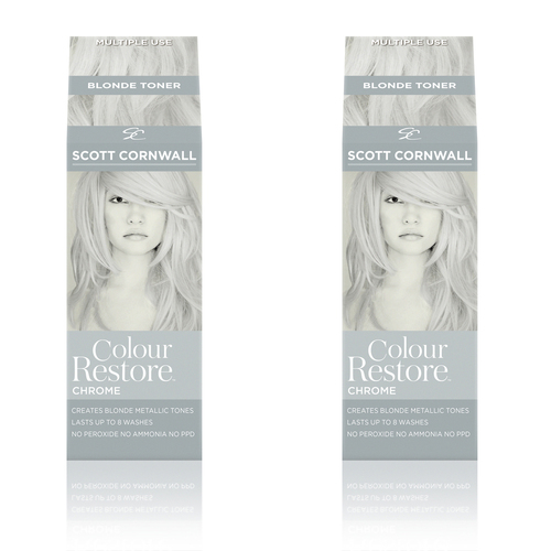 2PK Scott Cornwall Colour Restore Chrome Hair Care/Styling 