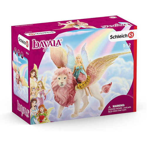 2pc Schleich 9.6'' Fairy & Winged Lion Action Figure Kids Toy 5-12y