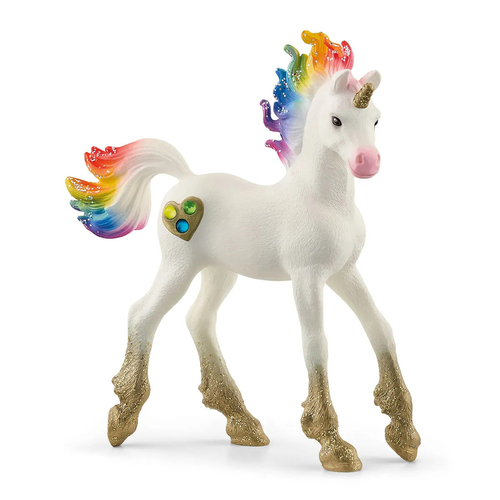 Schleich 7.1'' Rainbow Love Unicorn Foal Animal Figure Kids Toy 5-12y