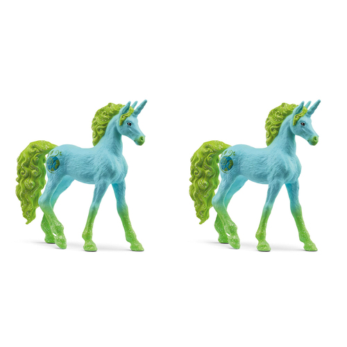 2PK Schleich Collectibles 6.3'' Unicorn Terra Action Figure Kids Toy 5-12y