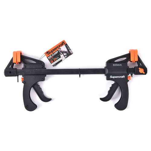 Supercraft 300mm Twin Bar Clamp Wood/Metal Working Set