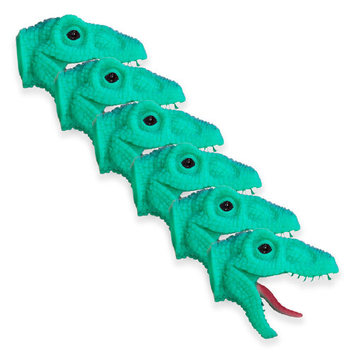 6PK Schylling Baby Dino Snappers Finger Puppet 6cm Assorted 3y+